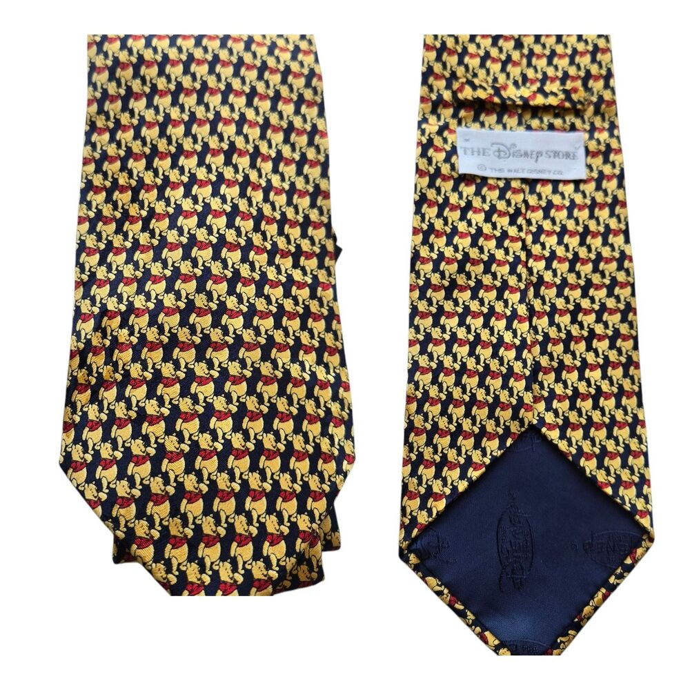 Winnie The Pooh Neck Tie 100% Silk Classic Pooh
